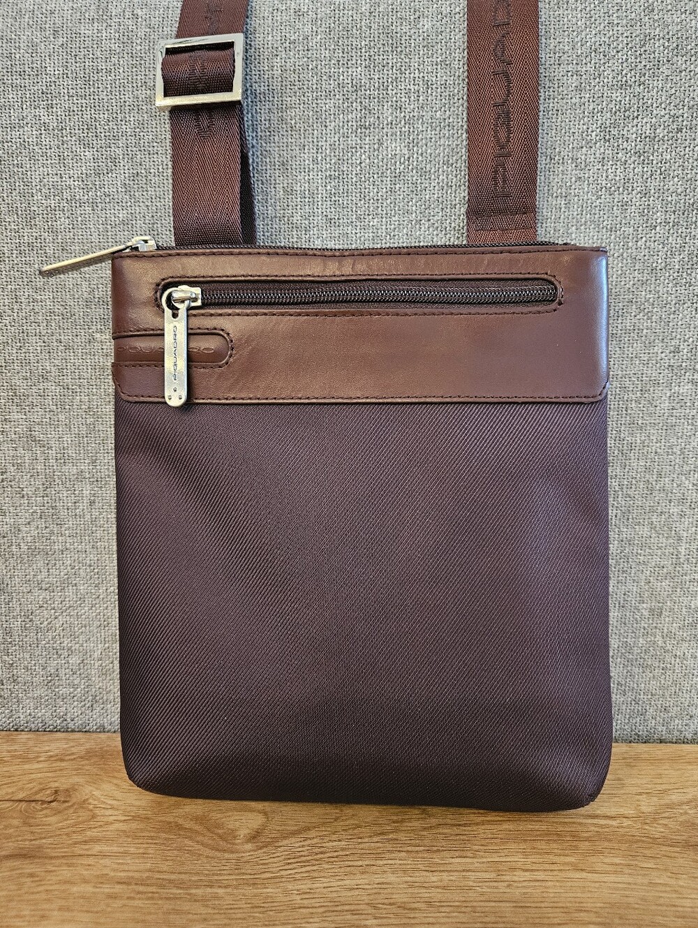 Piquadro Brown Men's Crossbody Bag